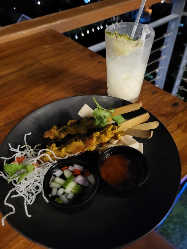 Rooftop Bar Satay Chicken