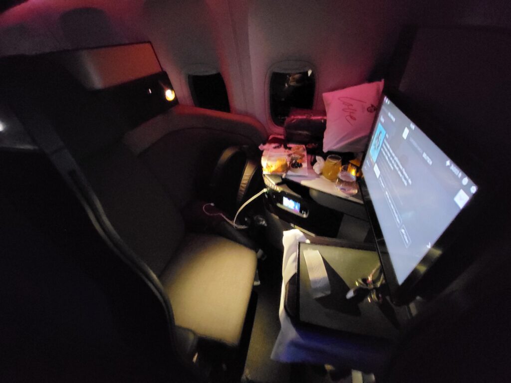 Qatar Airways Qsuite Sitzplatz