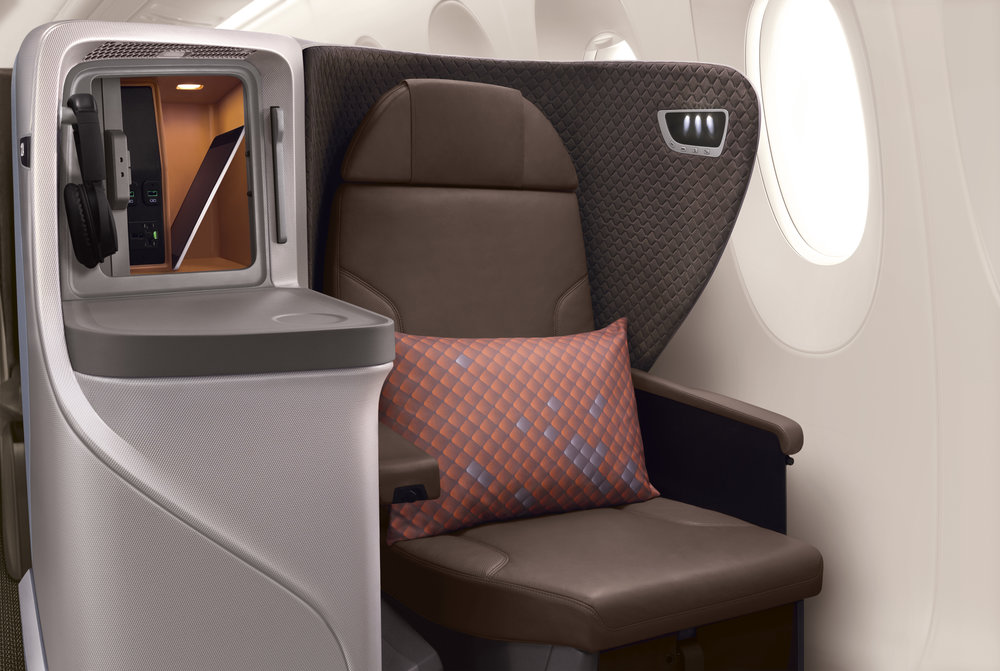 Singapore Airliens A350 Business Class Sitz